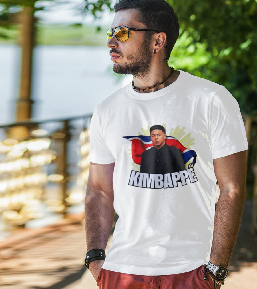 Kimbappé North Korea Leader Red Flag Fusion T-Shirt