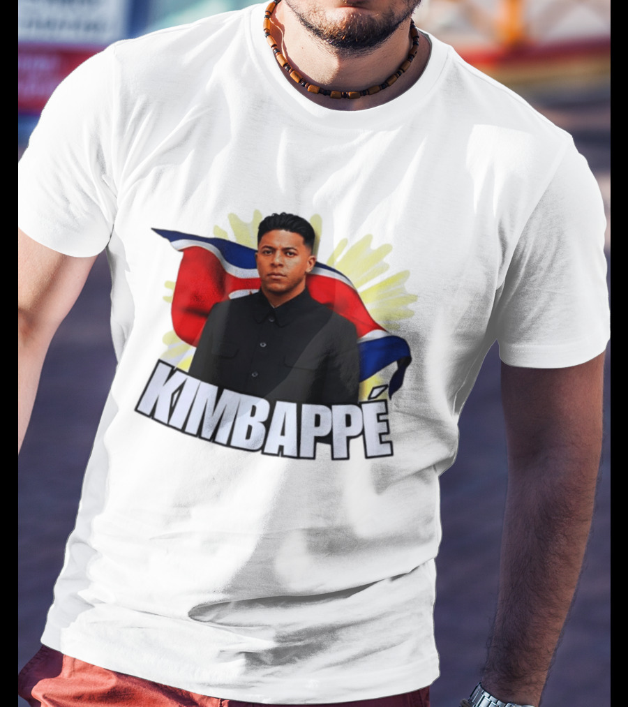 Kimbappé North Korea Leader Red Flag Fusion T-Shirt