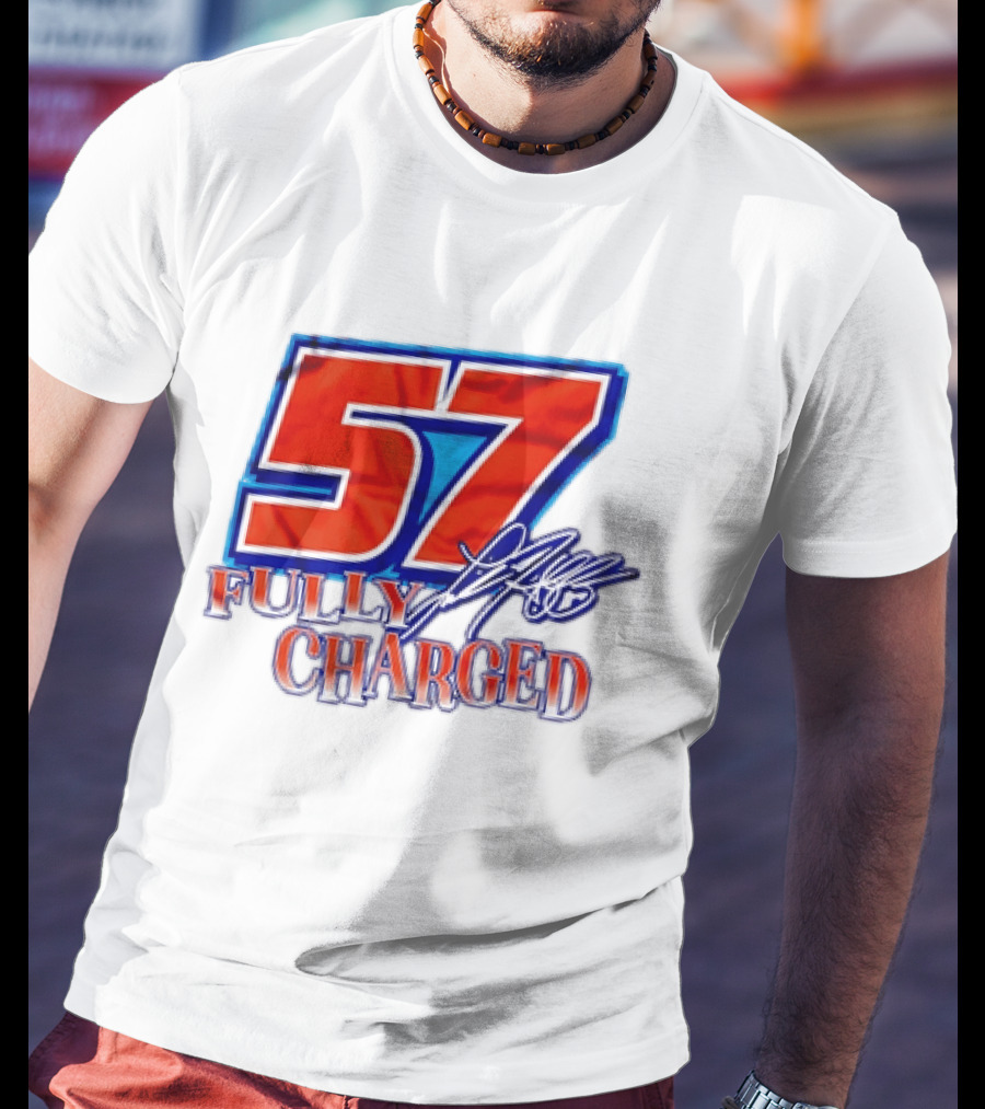 Kyle Larson 57 Fully Charged Hendrick Motorsports Racing Fan T-Shirt