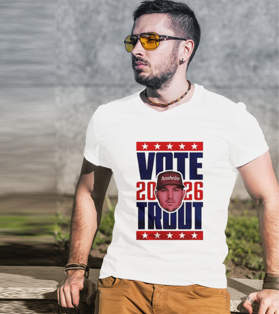Vote Mike Trout Los Angeles Angels 2026 T-Shirt