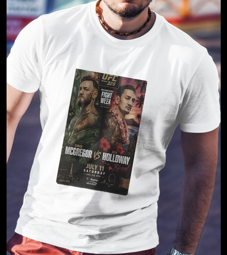 UFC 329 International Fight Week Conor McGregor Vs Max Holloway July 11 Las Vegas Live On PPV Arena 7 T-Shirt