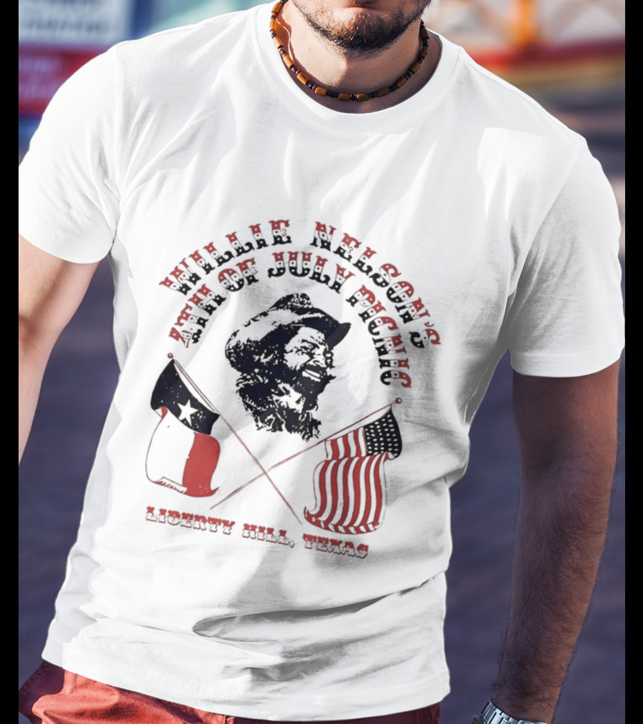 Willie Nelson's 4th Of July Picnic Gonzales Texas T-Shirt
