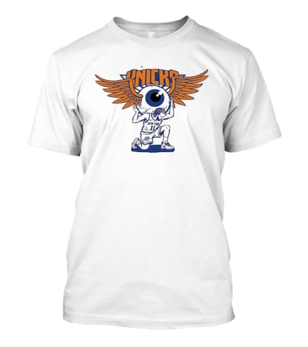 Grateful Dead New York Knicks Jalen Brunson Winged Eyeball Collaboration T-Shirt