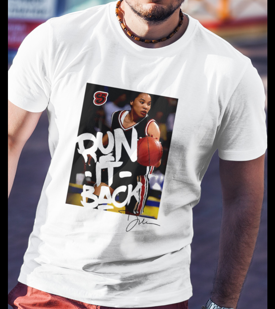 Run It Back Nykesha Sales Connecticut Huskies Basketball Player Action T-Shirt