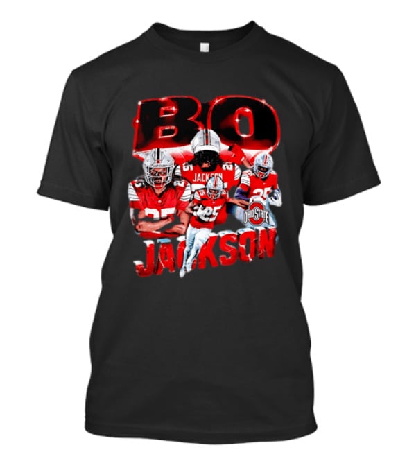 Bo Jackson Ohio State Football Player Sports Team T-Shirt
