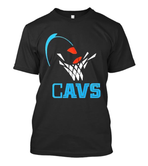 CAVS Cleveland Cavaliers Basketball Net Slam Dunk T-Shirt