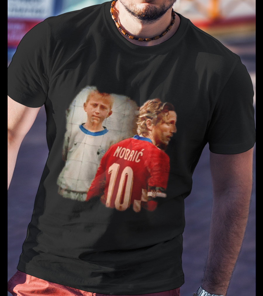 Luka Modrić Croatia National Team The Last Dance Young Modrić 10 T-Shirt