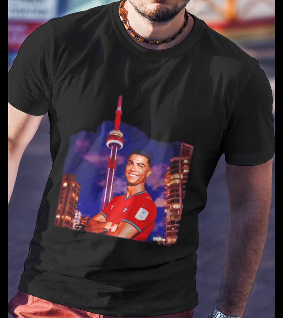 Cristiano Ronaldo Portugal National Team Iconic Victory Celebration T-Shirt
