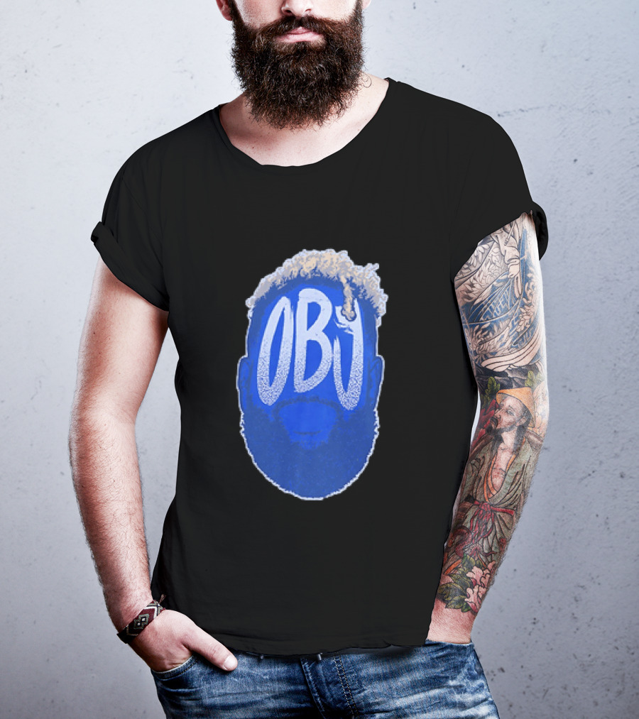 OBJ Odell Beckham Jr Big Head New York Giants T-Shirt
