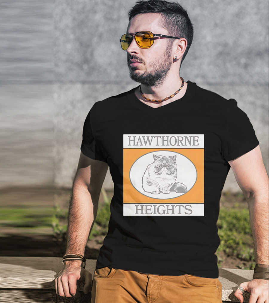 Hawthorne Heights Victorious Kitty Emo Band Feline T-Shirt
