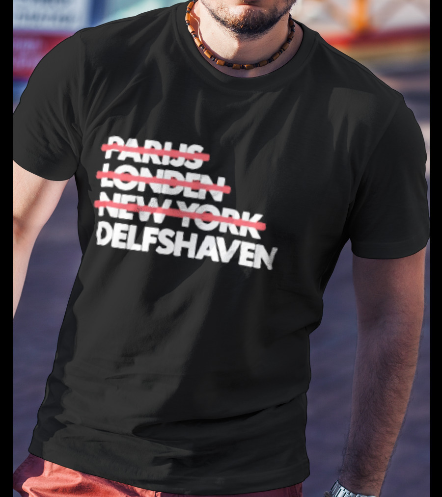 Parijs Londen New York Delfshaven Rotterdam T-Shirt