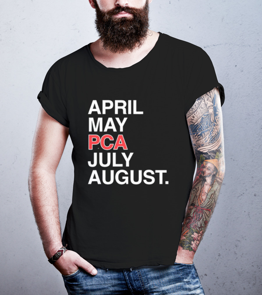 Pete Crow Armstrong PCA Chicago Cubs April May July August Calendar T-Shirt