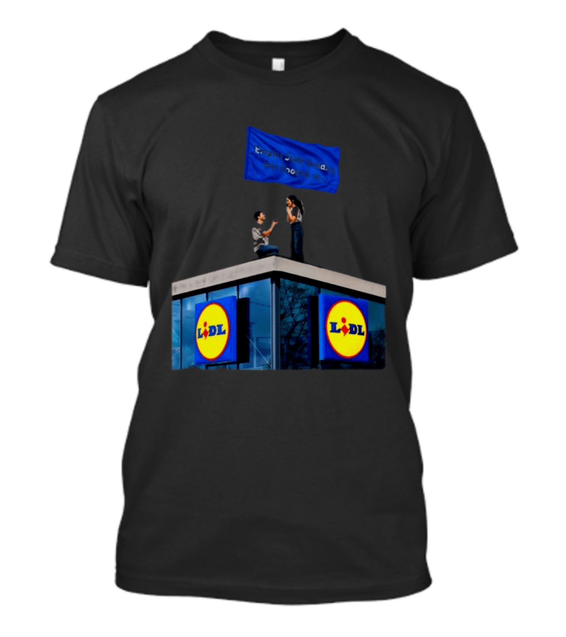 Lidl Empire State Building Was Booked Proposal T-Shirt