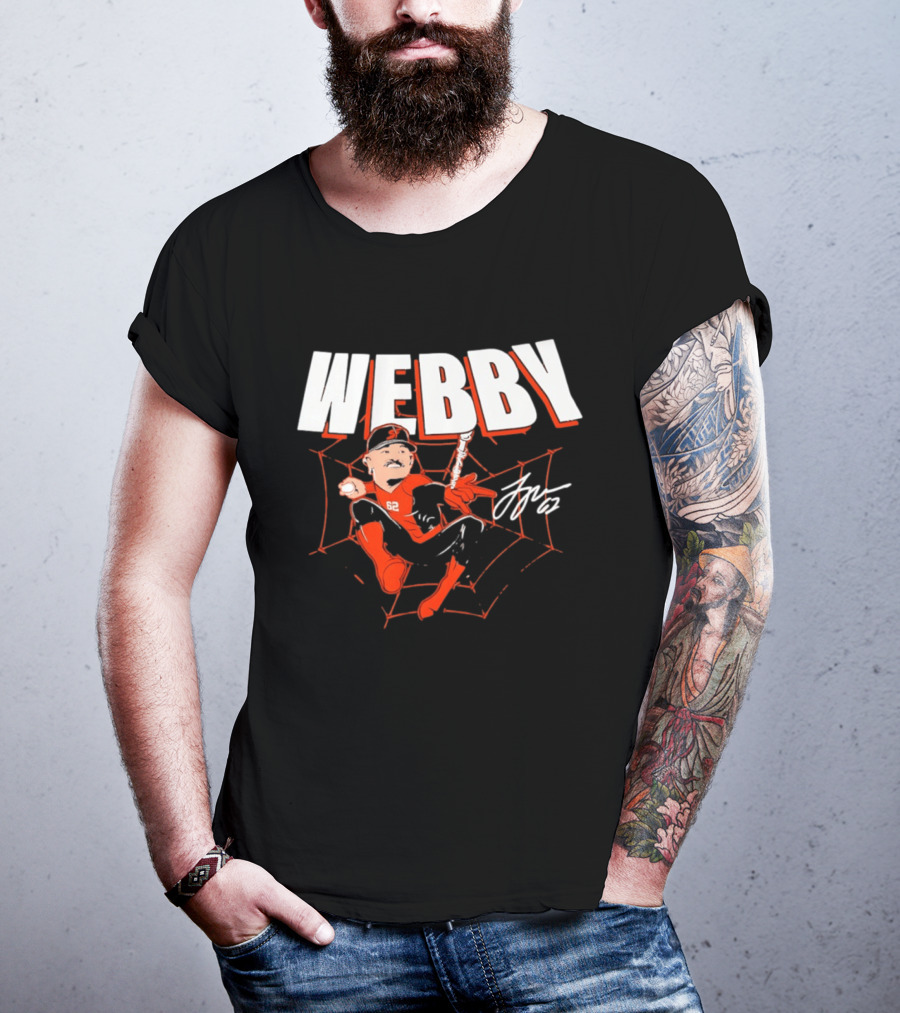 Logan Webb San Francisco Giants MLB Baseball Webby Spider Man 62 T-Shirt