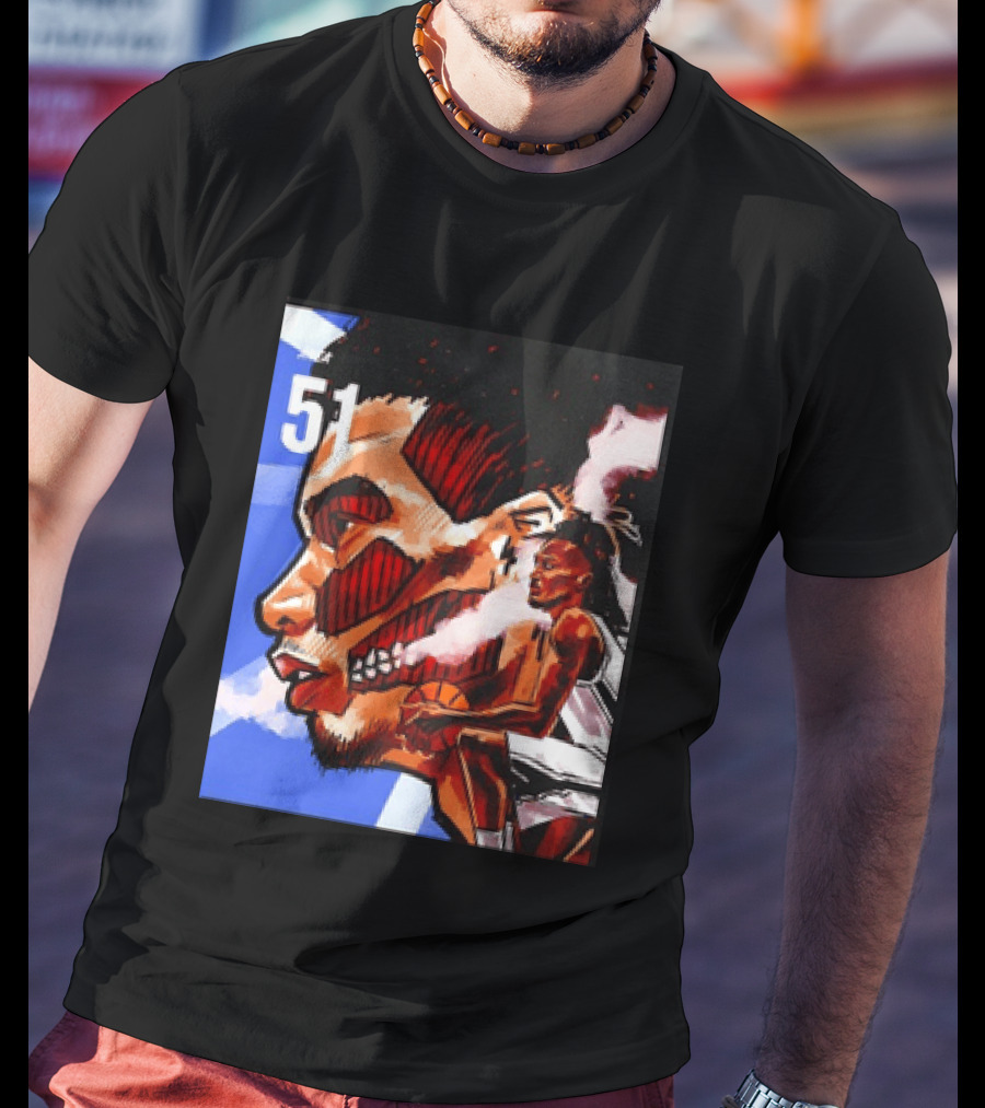 51 Wembanyama Anime San Antonio Spurs Alien T-Shirt