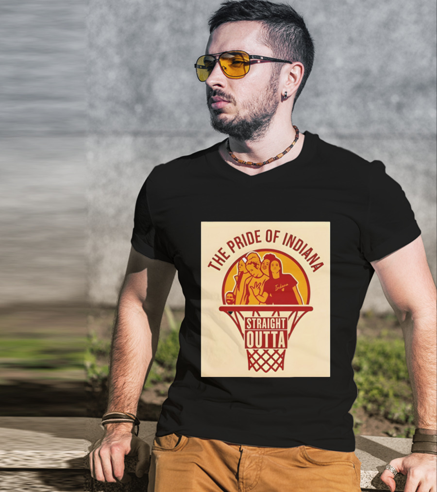 The Pride Of Indiana Straight Outta WNBA Basketball 2026 T-Shirt