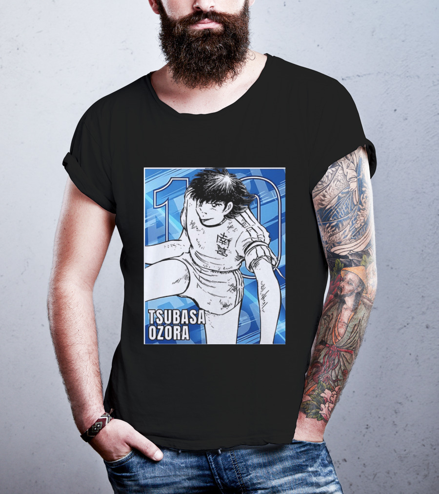 Tsubasa Ozora Nankatsu 10 Captain Tsubasa Anime Manga Series T-Shirt