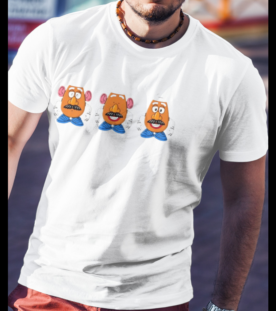 Mr Potato Head Trio Toy Story Pixar Characters T-Shirt