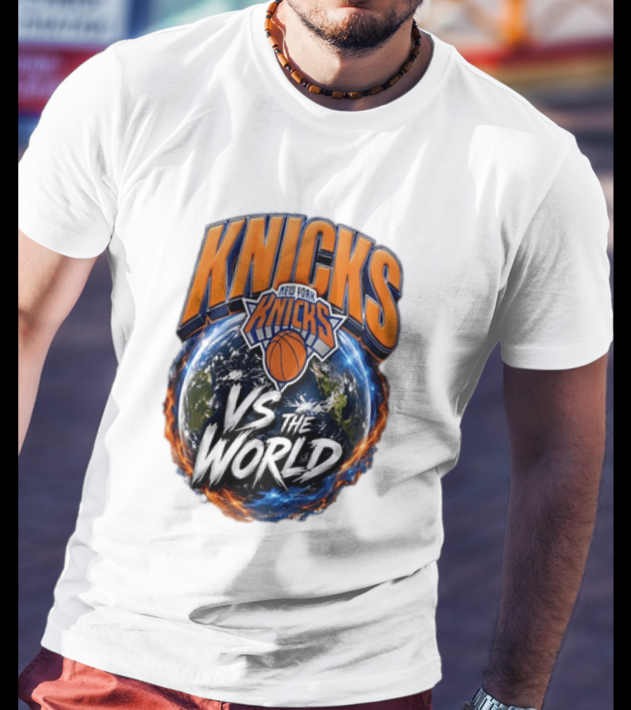 Knicks New York VS The World Basketball Team T-Shirt