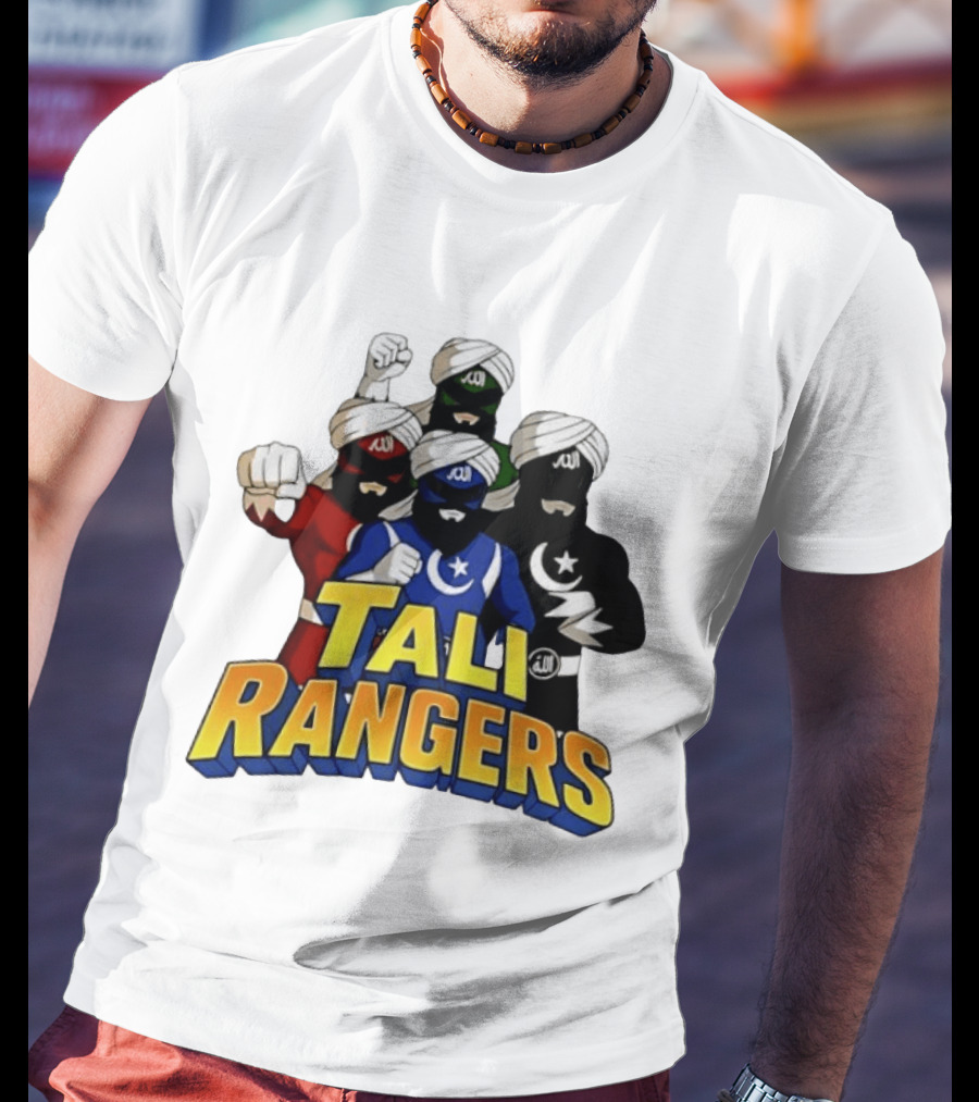 Tali Rangers Turban Wearing Superhero Group T-Shirt