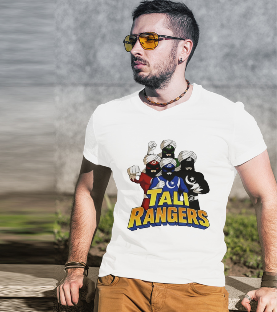 Tali Rangers Turban Wearing Superhero Group T-Shirt