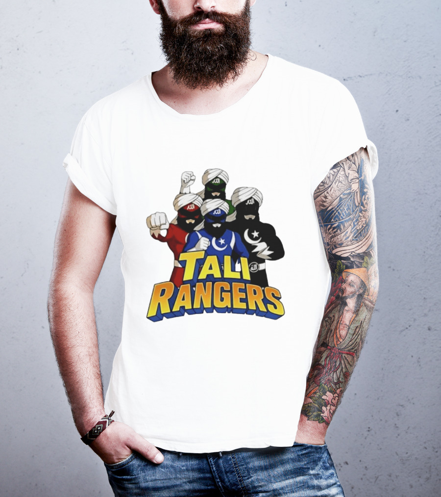 Tali Rangers Turban Wearing Superhero Group T-Shirt