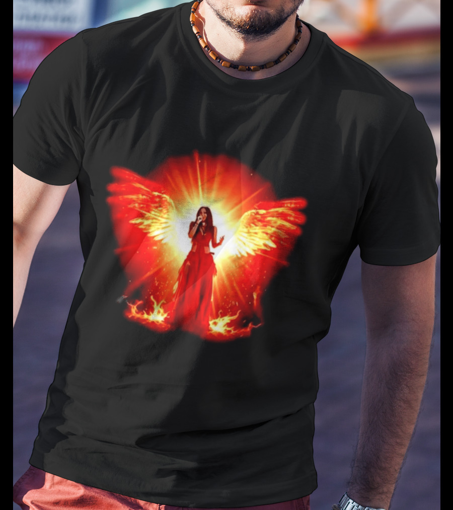 Kehlani 2026 Wings Of Fire Angelic Performance Fiery Aura T-Shirt
