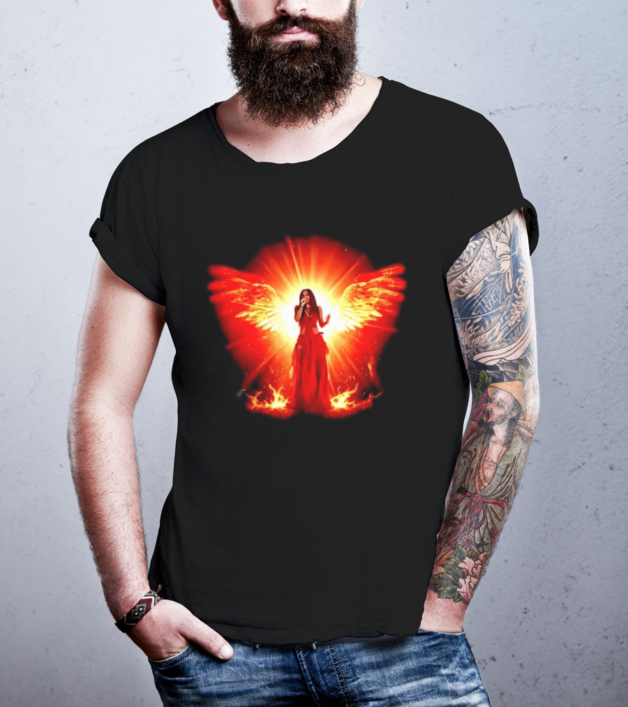 Kehlani 2026 Wings Of Fire Angelic Performance Fiery Aura T-Shirt