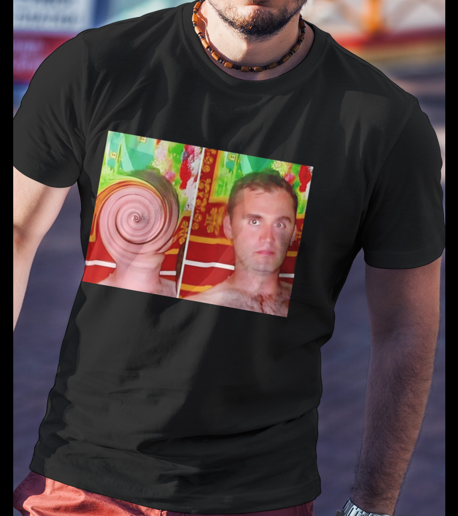 Swirly Kirk Charlie Robocough Kirkification Meme Spiral Face Effect T-Shirt