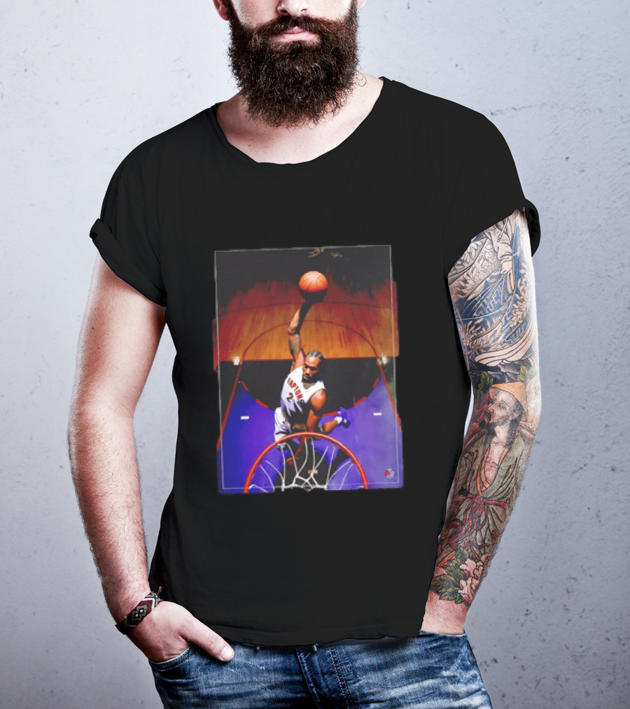 Vince Carter Toronto Raptors 15 Half Man Half Amazing Iconic Dunk T-Shirt