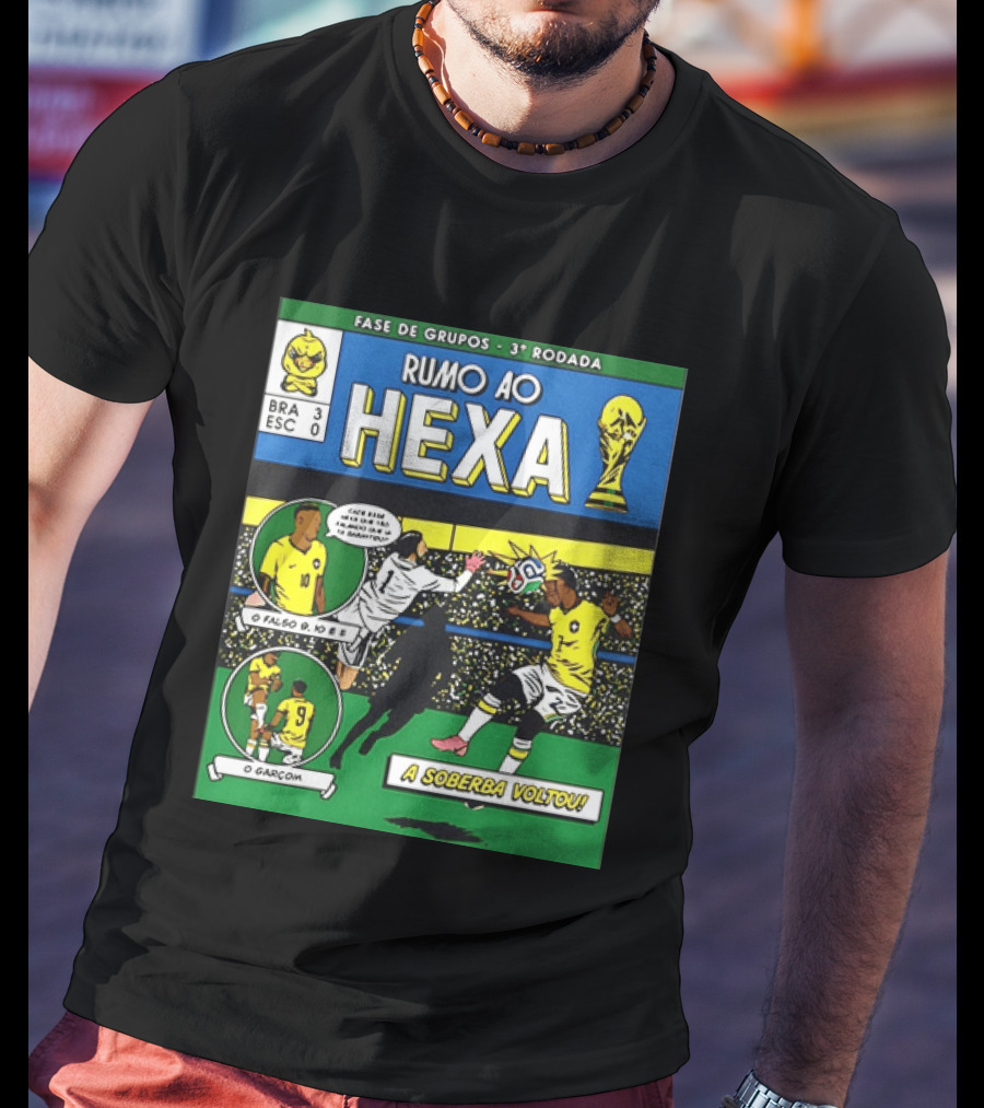 Vinicius Junior Brazil 2026 Rumo Ao Hexa Fase De Grupos O Garcom O Falso 9 A Soberba Voltou T-Shirt