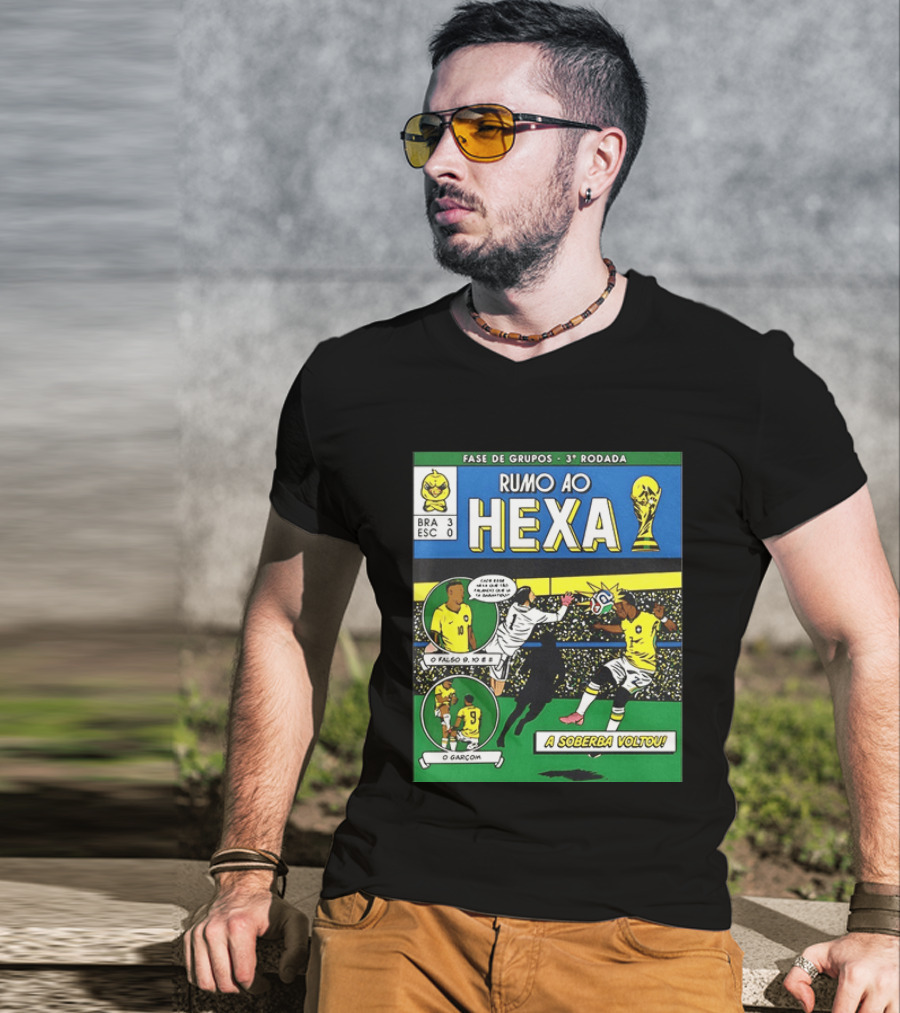 Vinicius Junior Brazil 2026 Rumo Ao Hexa Fase De Grupos O Garcom O Falso 9 A Soberba Voltou T-Shirt