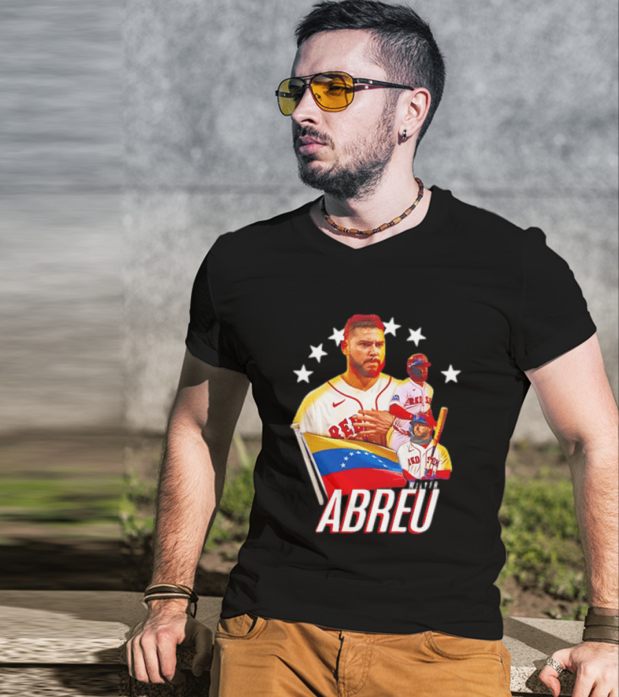 Wilyer Abreu Red Sox Venezuelan Baseball Star T-Shirt
