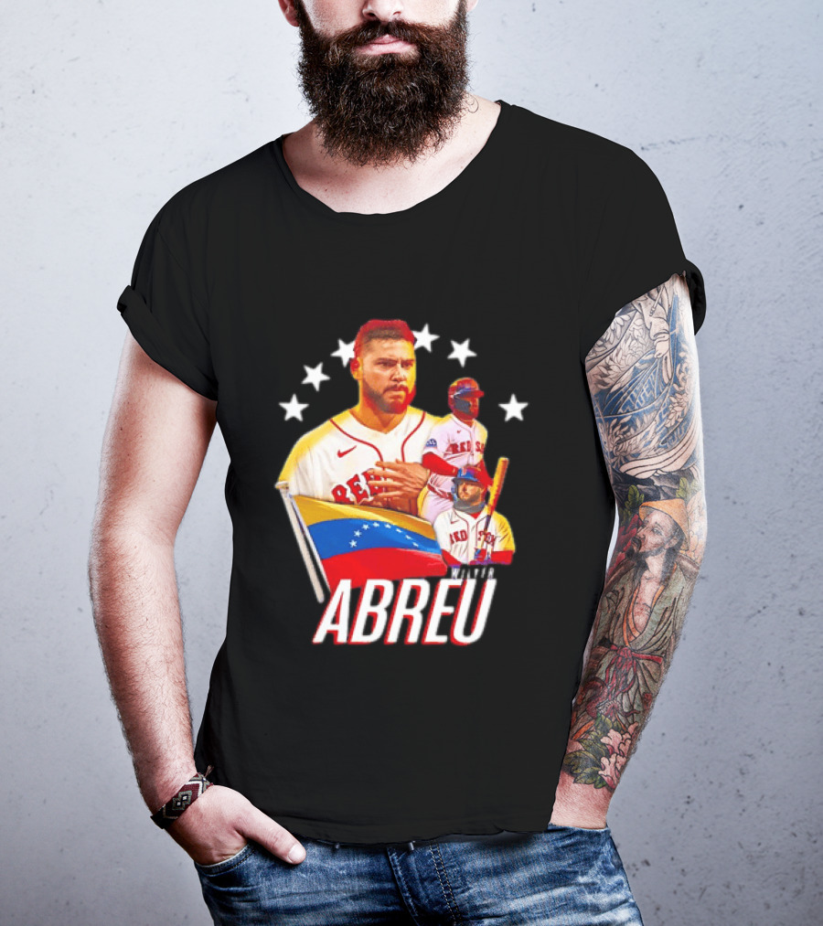 Wilyer Abreu Red Sox Venezuelan Baseball Star T-Shirt