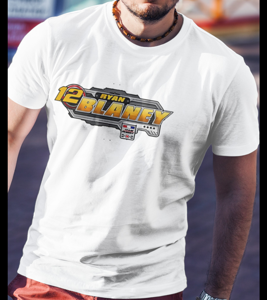 Ryan Blaney Team Penske 12 NASCAR Cup Series Racing Fan Gear T-Shirt