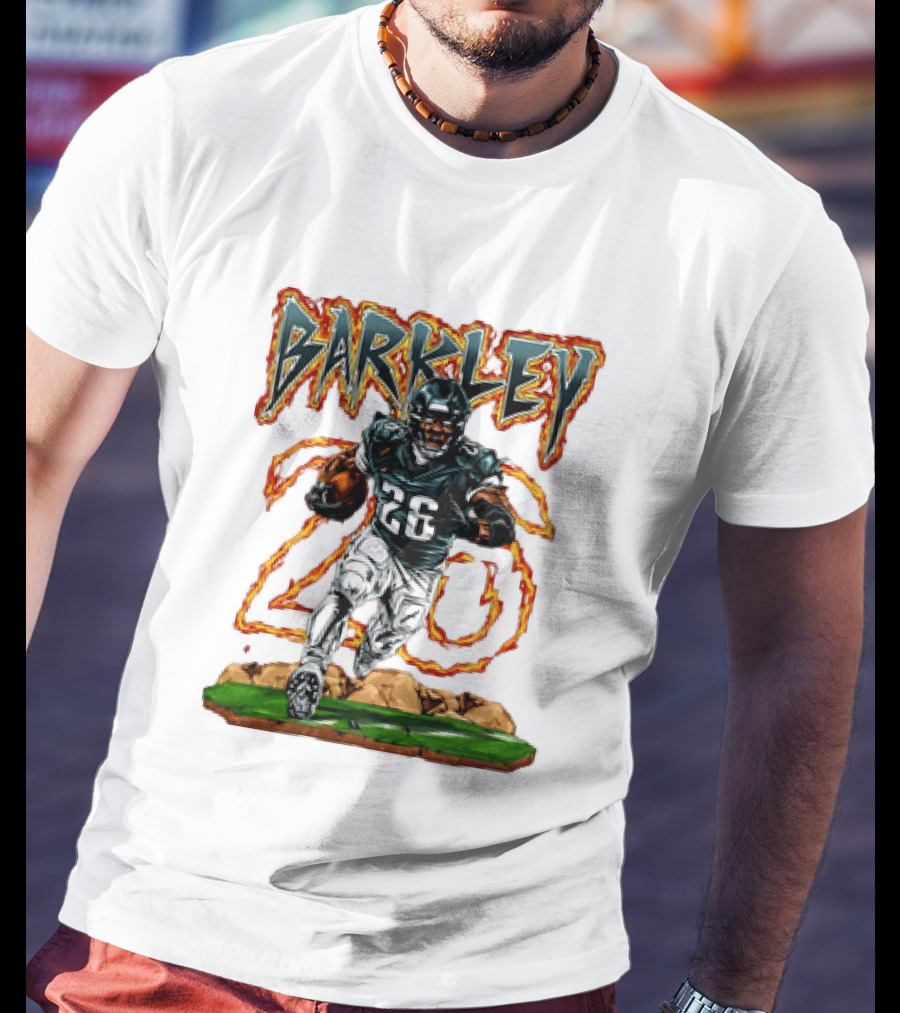 Barkley 26 Philadelphia Football Running Back T-Shirt