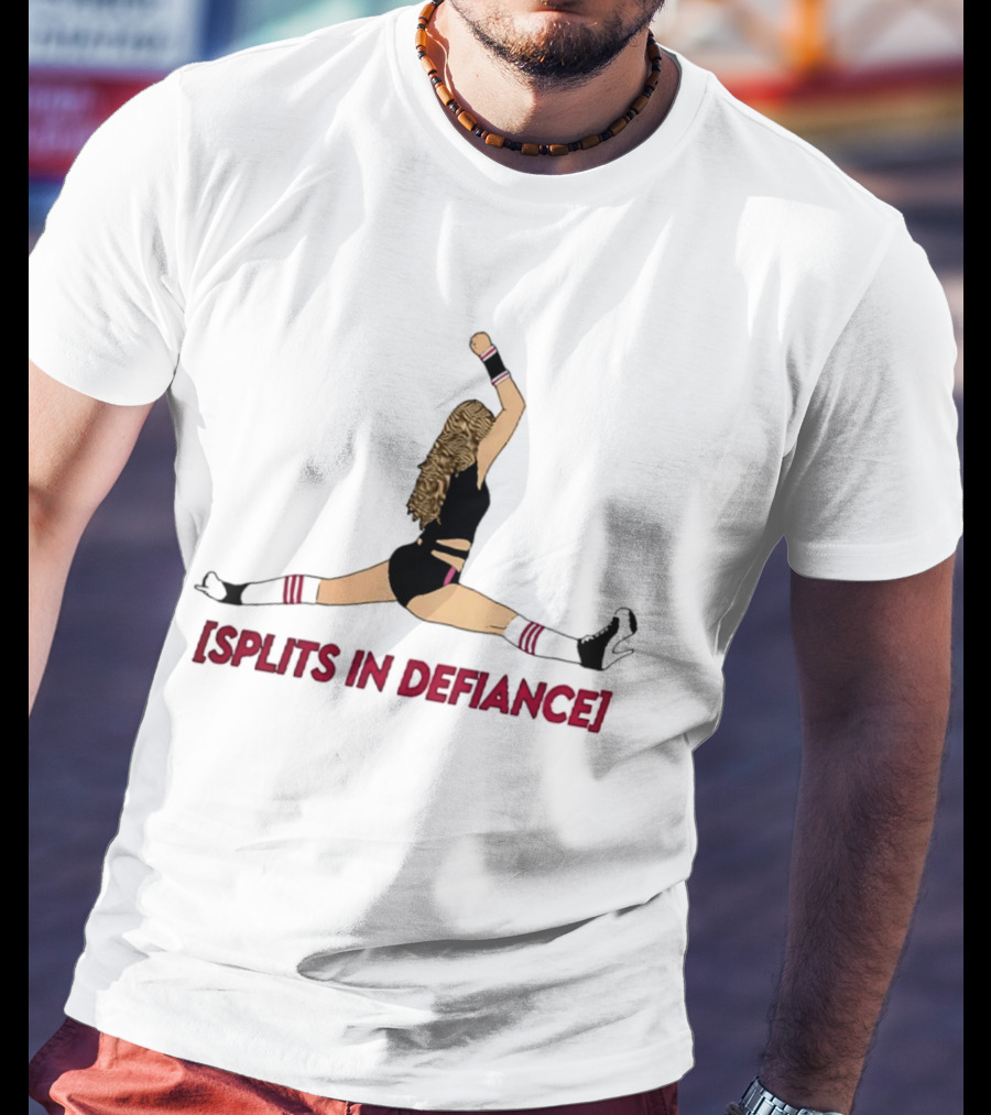 Splits In Defiance Cheerleader Dance Pose T-Shirt