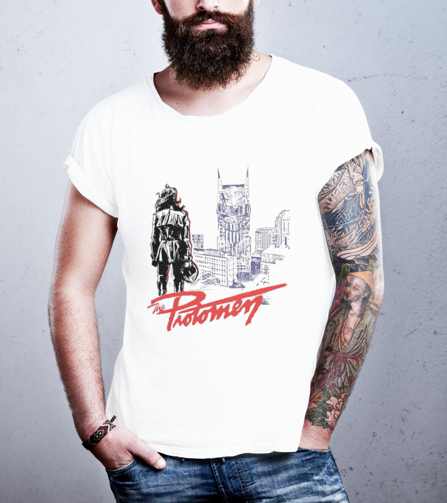 The Protomen Nashville Skyline Synthwave Rock Opera T-Shirt