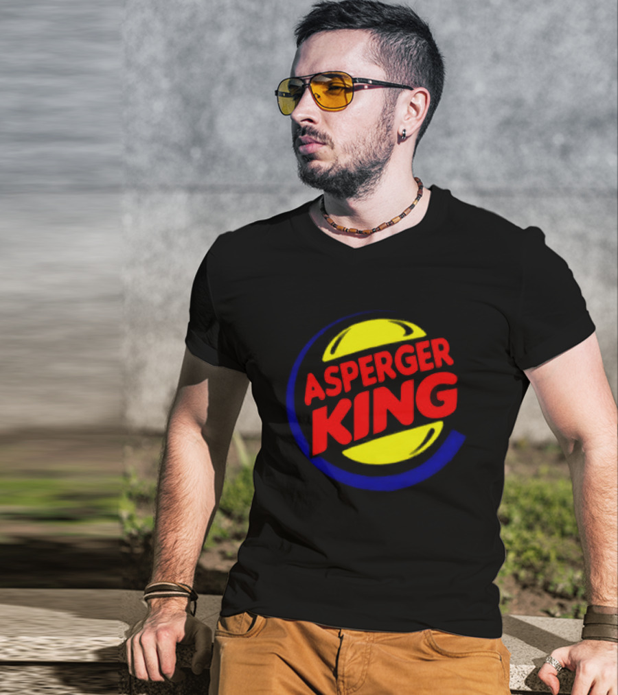 Asperger King Inspired Burger King T-Shirt