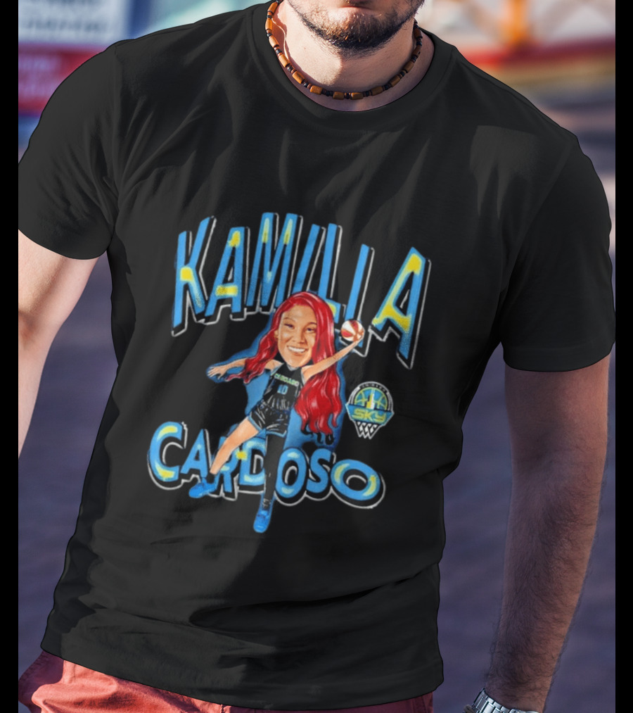 Kamilla Cardoso Chicago Sky Basketball T-Shirt