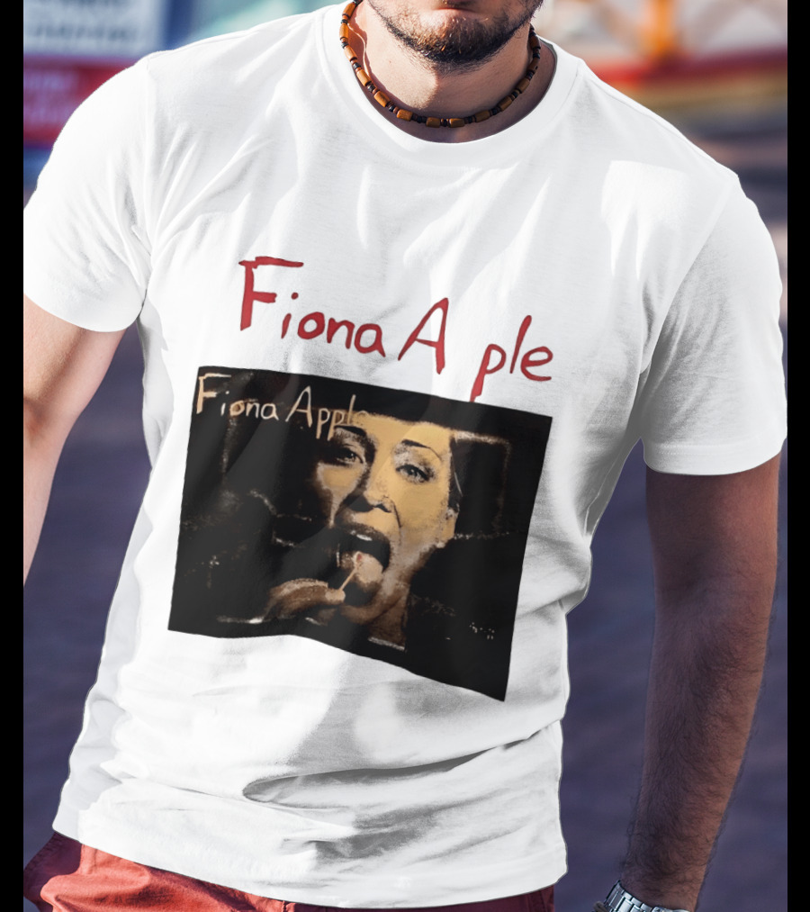 Fiona Apple Tour White Eating T-Shirt