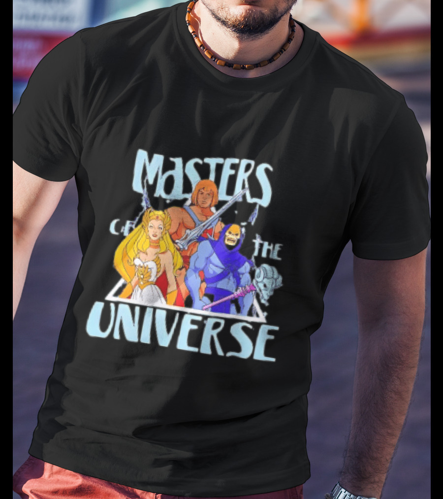 Masters Of The Universe He Man She Ra Skeletor Characters T-Shirt