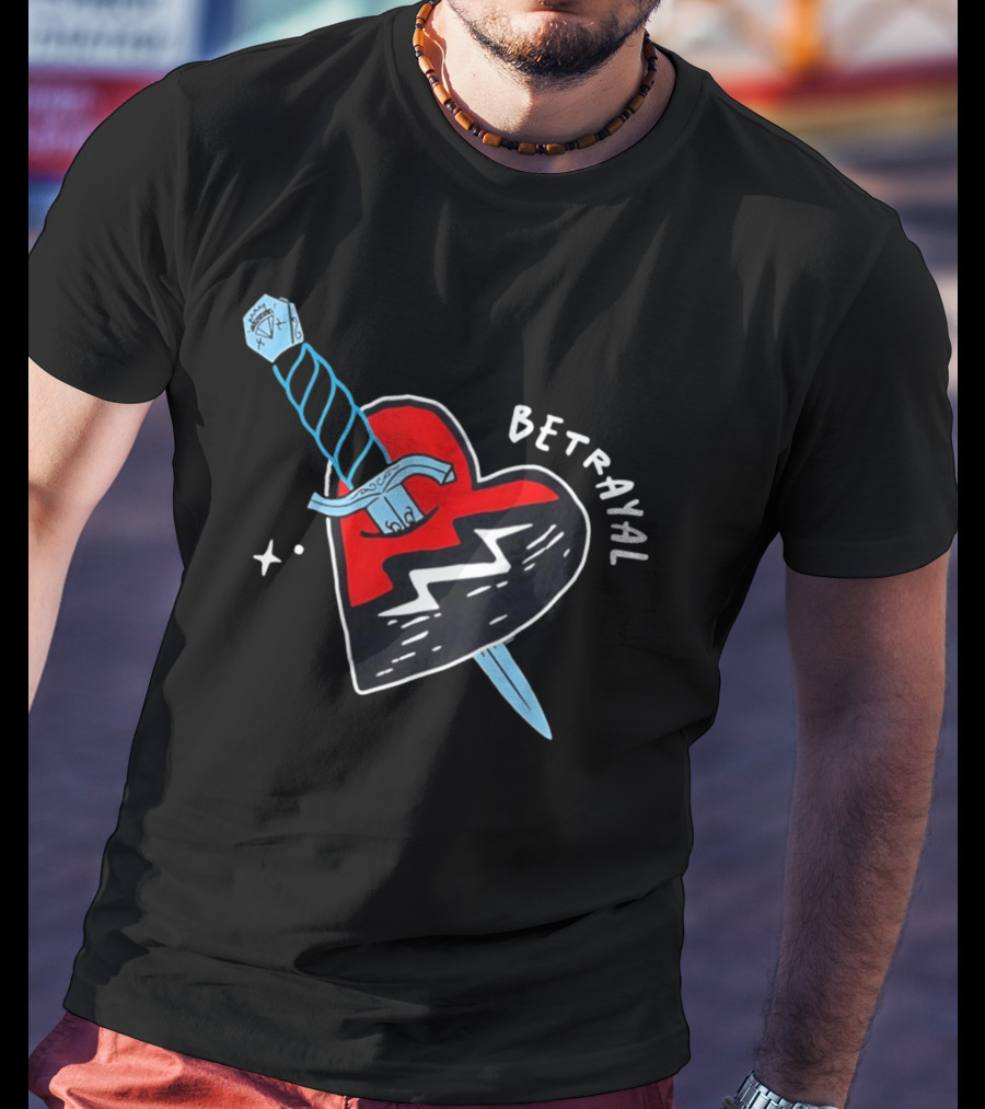 Heart Sword Betrayal T-Shirt