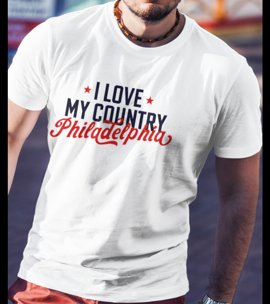 I Love My Country Philadelphia Stars T-Shirt