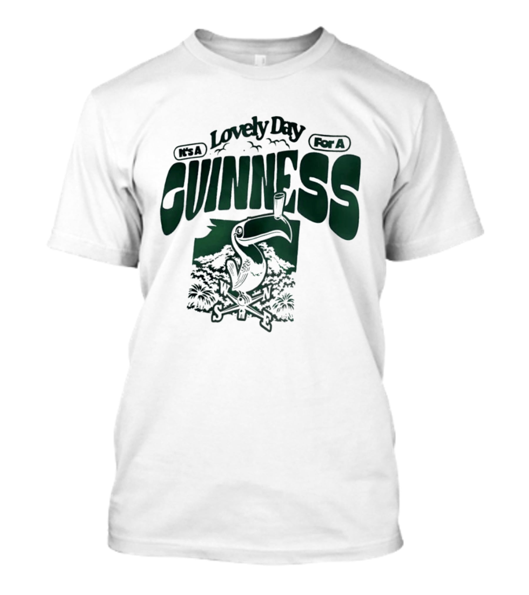 Lovely Day For A Guinness Toucan With Compass Scenery T-Shirt