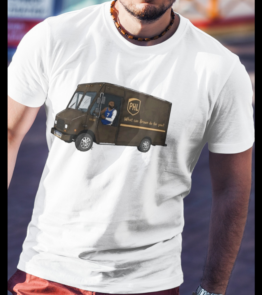 James Harden Philadelphia 76ers PHL Truck What Can Brown Do For You T-Shirt
