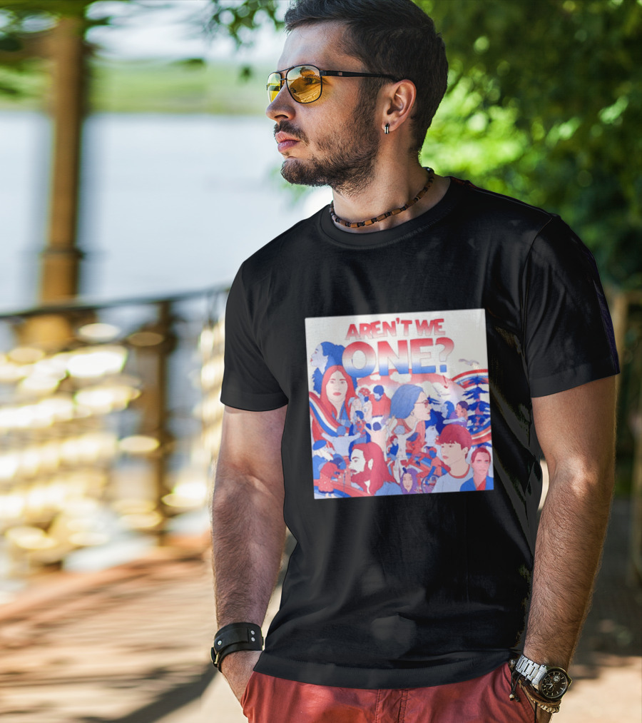 Aren't We One Colorful Community Unity Celebration T-Shirt