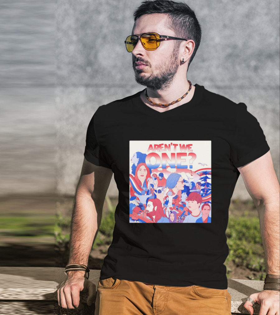 Aren't We One Colorful Community Unity Celebration T-Shirt