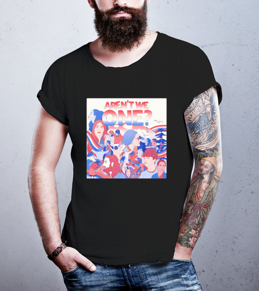 Aren't We One Colorful Community Unity Celebration T-Shirt