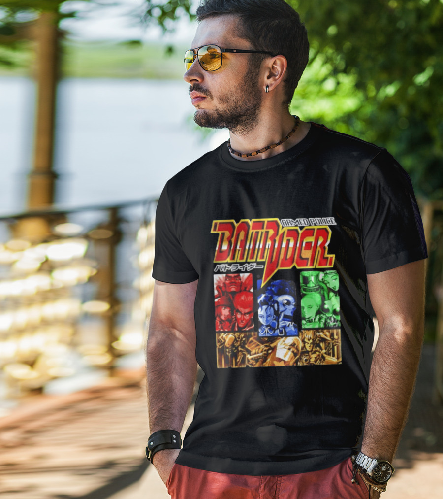 Armed Police Batrider Arcade Game Characters Raizing Shoot Em Up T-Shirt
